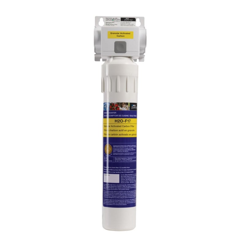 Watts Premier H2O-F17 Pure H2O GAC Carbon Filter Replacement for H2O-DWGC100, H2O-DWGC101, H2O-DWRO300 Under Counter Water Filtration Systems, Push Button Design - Image 2